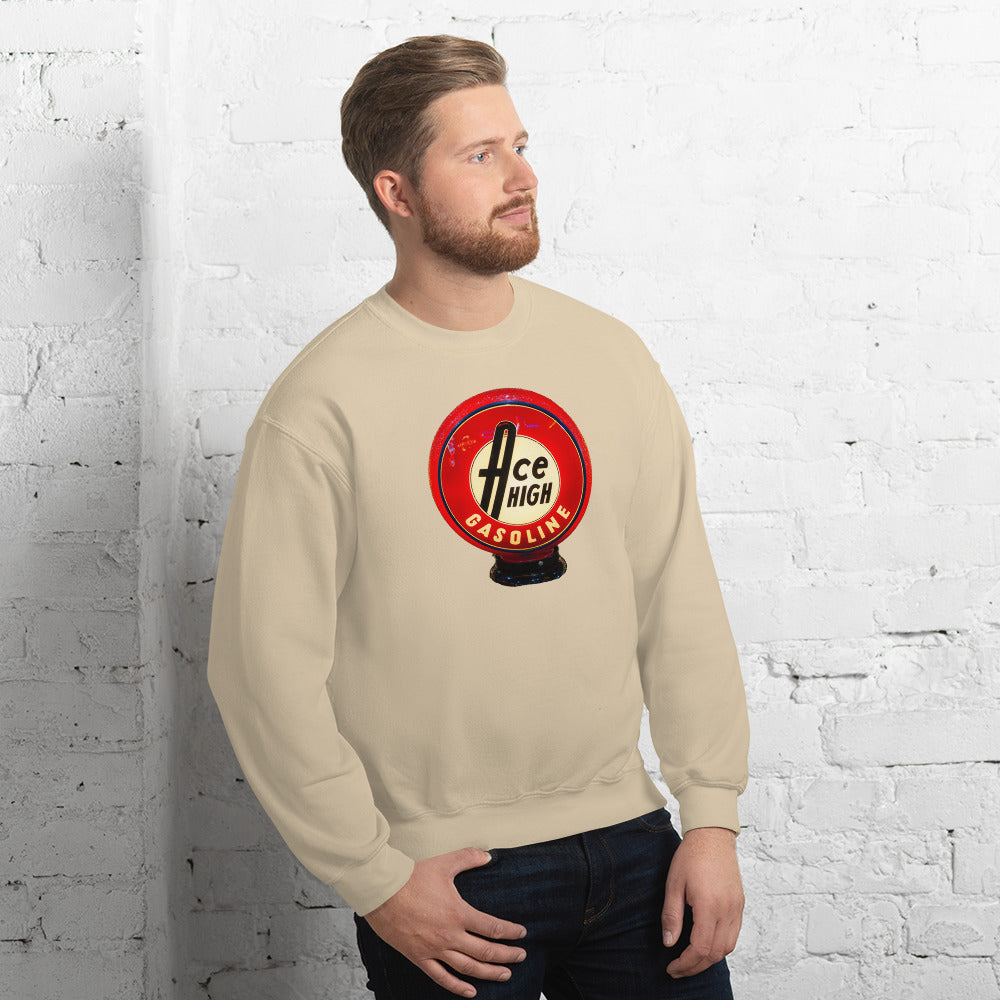 Ace High Gas Globe Style Unisex Sweatshirt