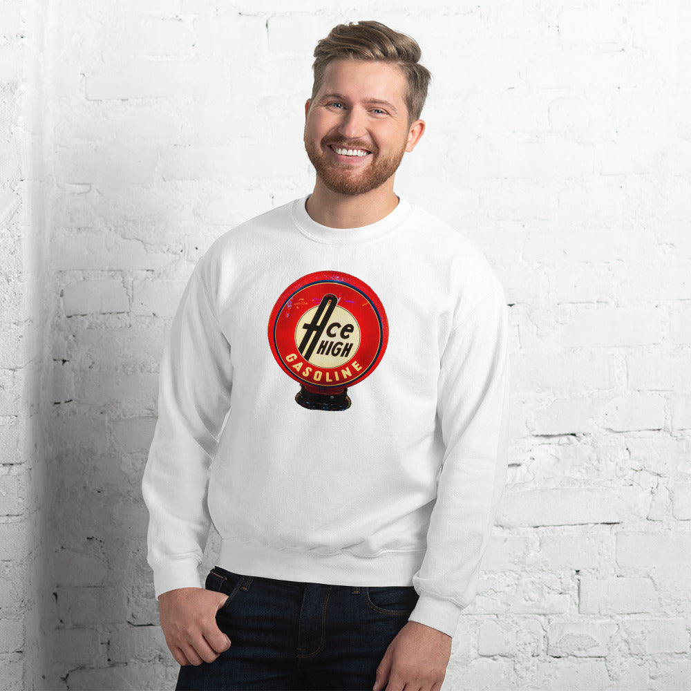 Ace High Gas Globe Style Unisex Sweatshirt