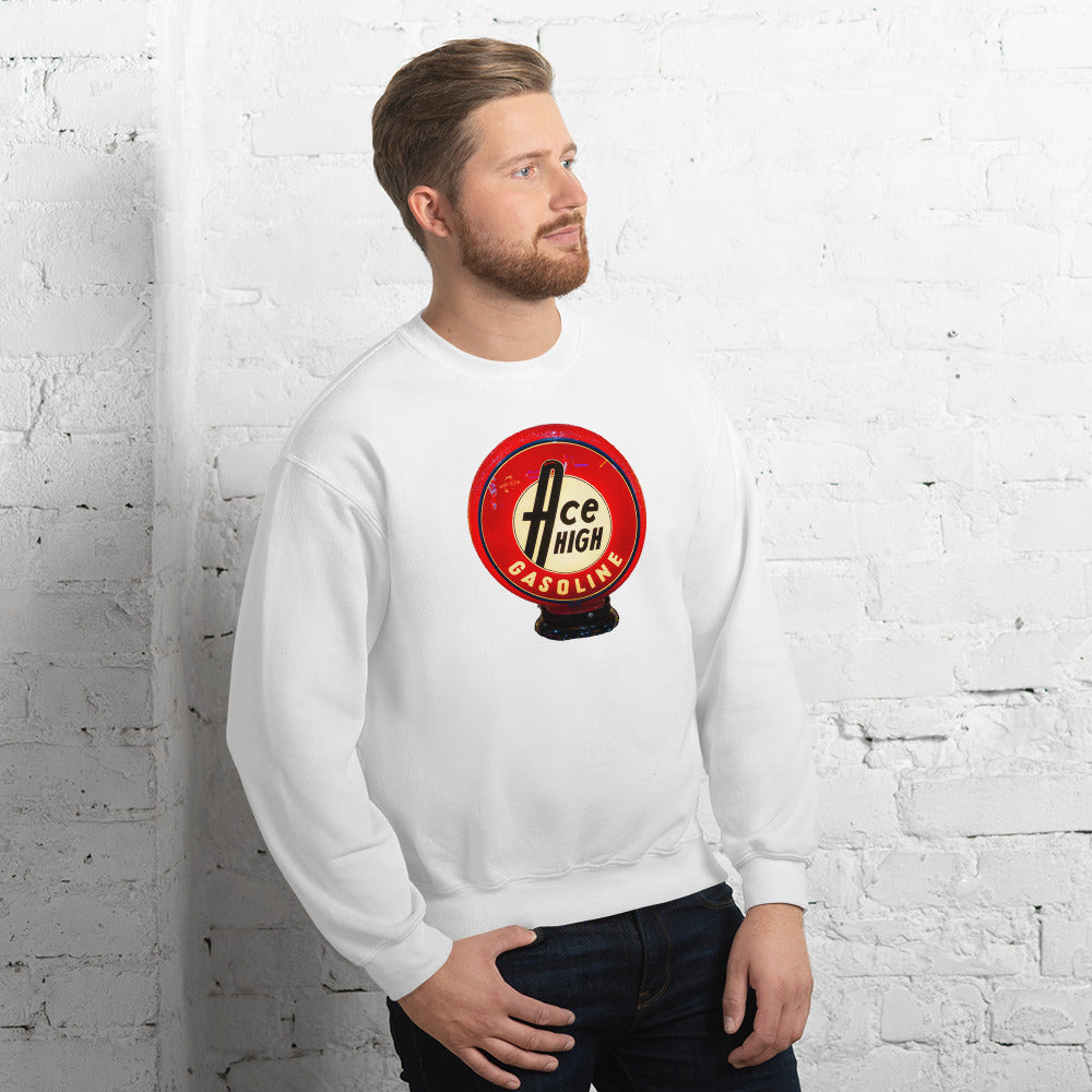 Ace High Gas Globe Style Unisex Sweatshirt