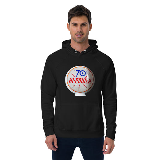 Gas Globe Retro Globe Design Unisex eco raglan hoodie