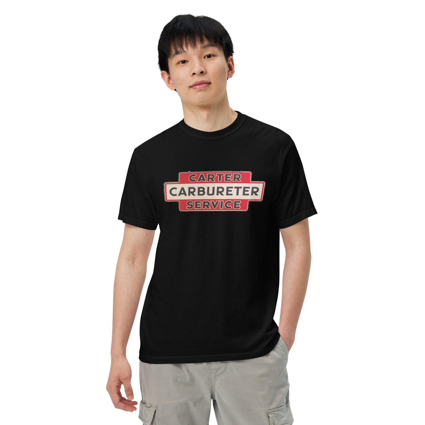 Carter Carb Service Unisex Heavyweight T-shirt Design