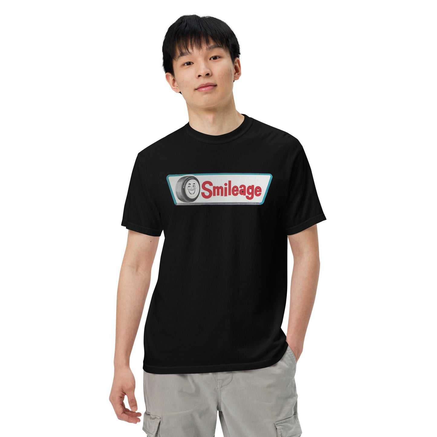 Smileage Tin Style Unisex Heavyweight T-Shirt