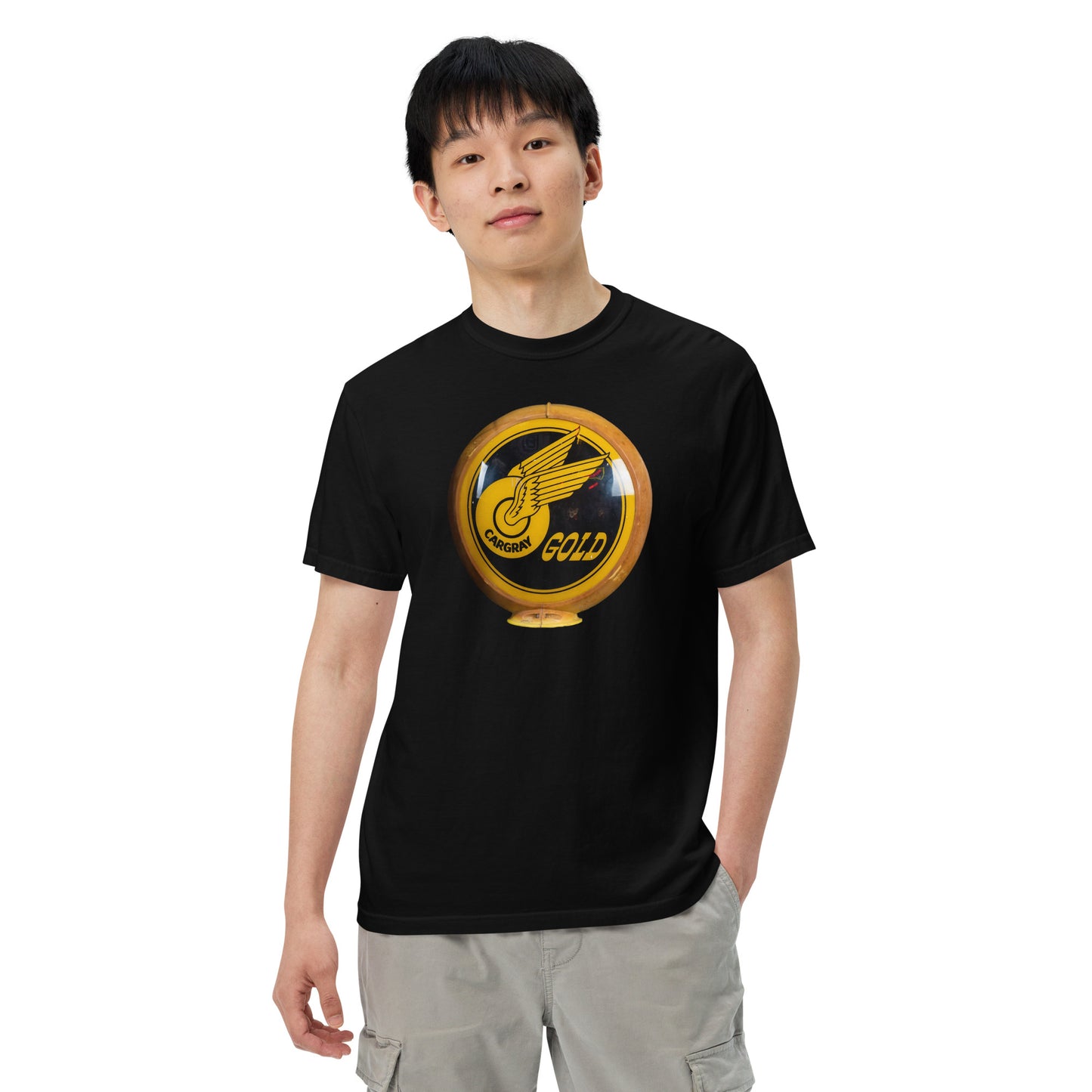 Cargray Gold Globe Style Unisex garment-dyed heavyweight t-shirt