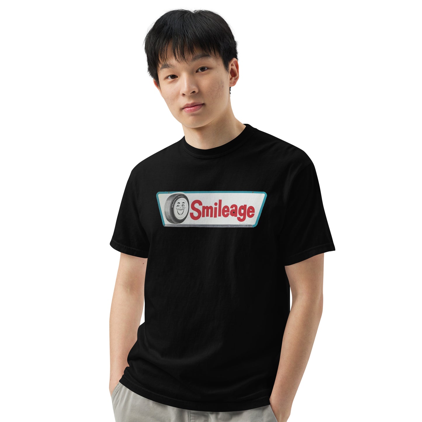 Smileage Tin Style Unisex Heavyweight T-Shirt