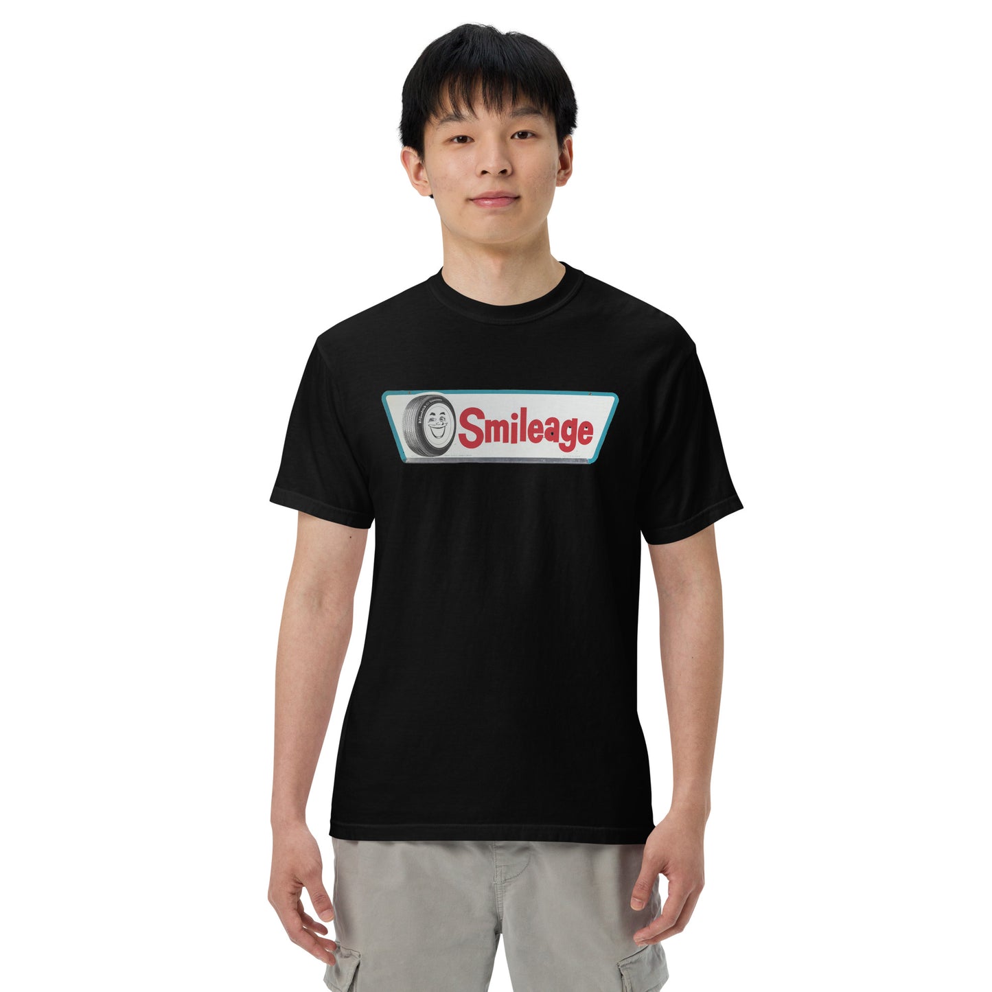 Smileage Tin Style Unisex Heavyweight T-Shirt