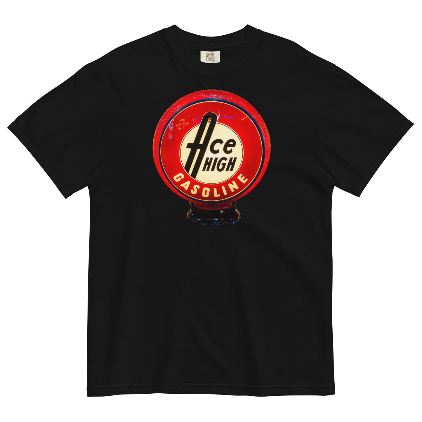 Ace High Gas Globe Style Unisex garment-dyed heavyweight t-shirt