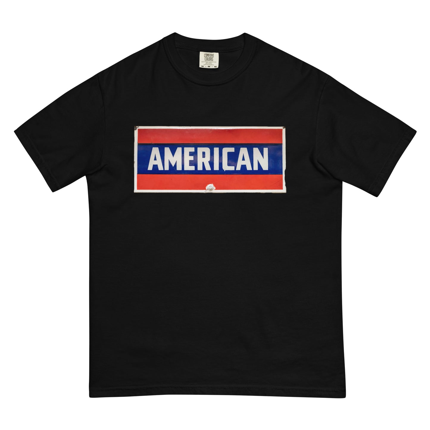 American Sign Porcelain Vintage Style Unisex garment-dyed heavyweight t-shirt