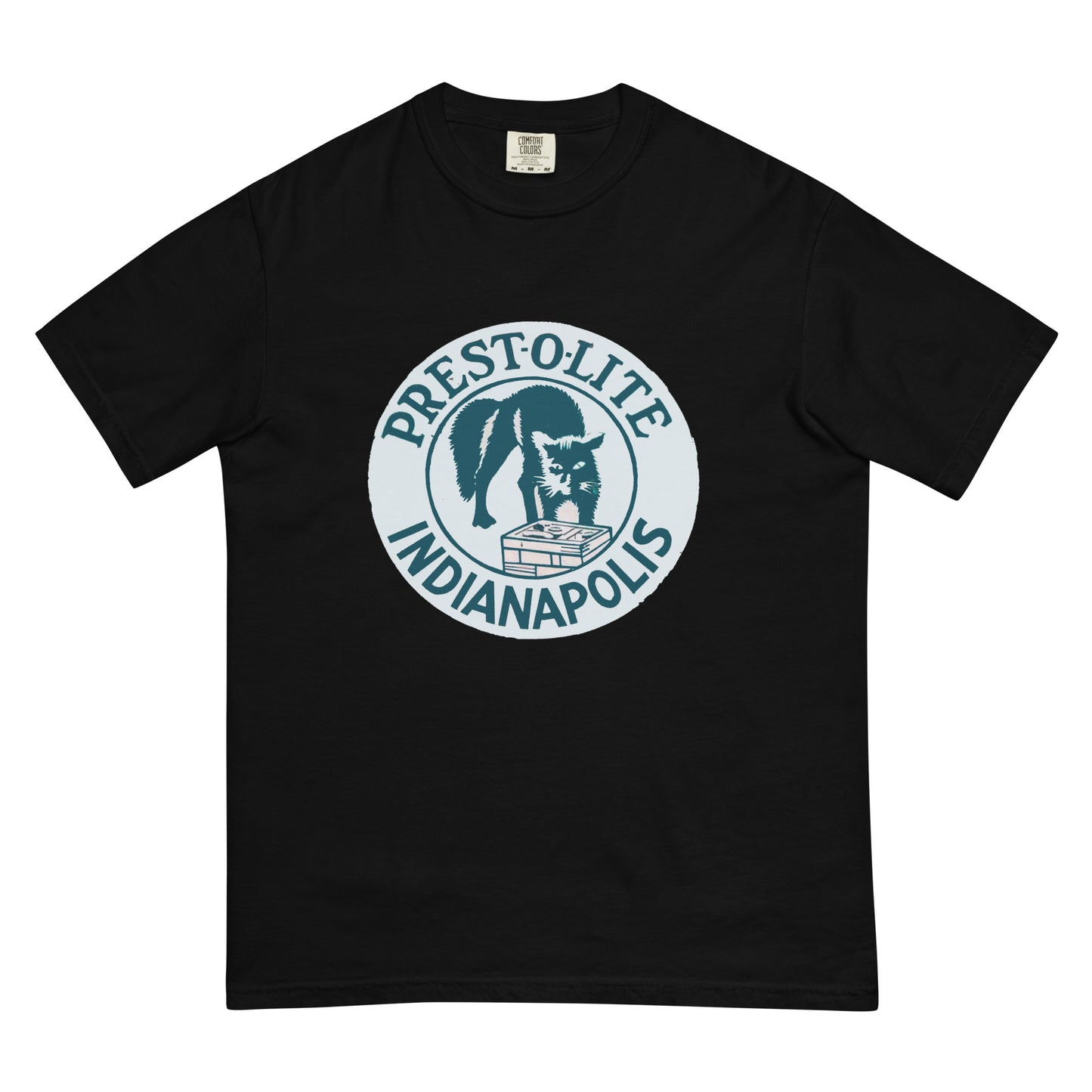 Vintage PrestoLite Battery Sign Unisex garment-dyed heavyweight t-shirt