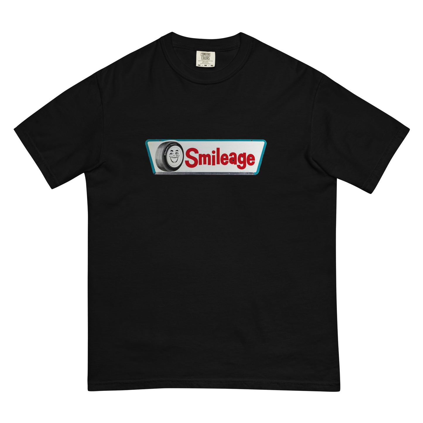 Retro Smileage Tire Sign Unisex garment-dyed heavyweight t-shirt