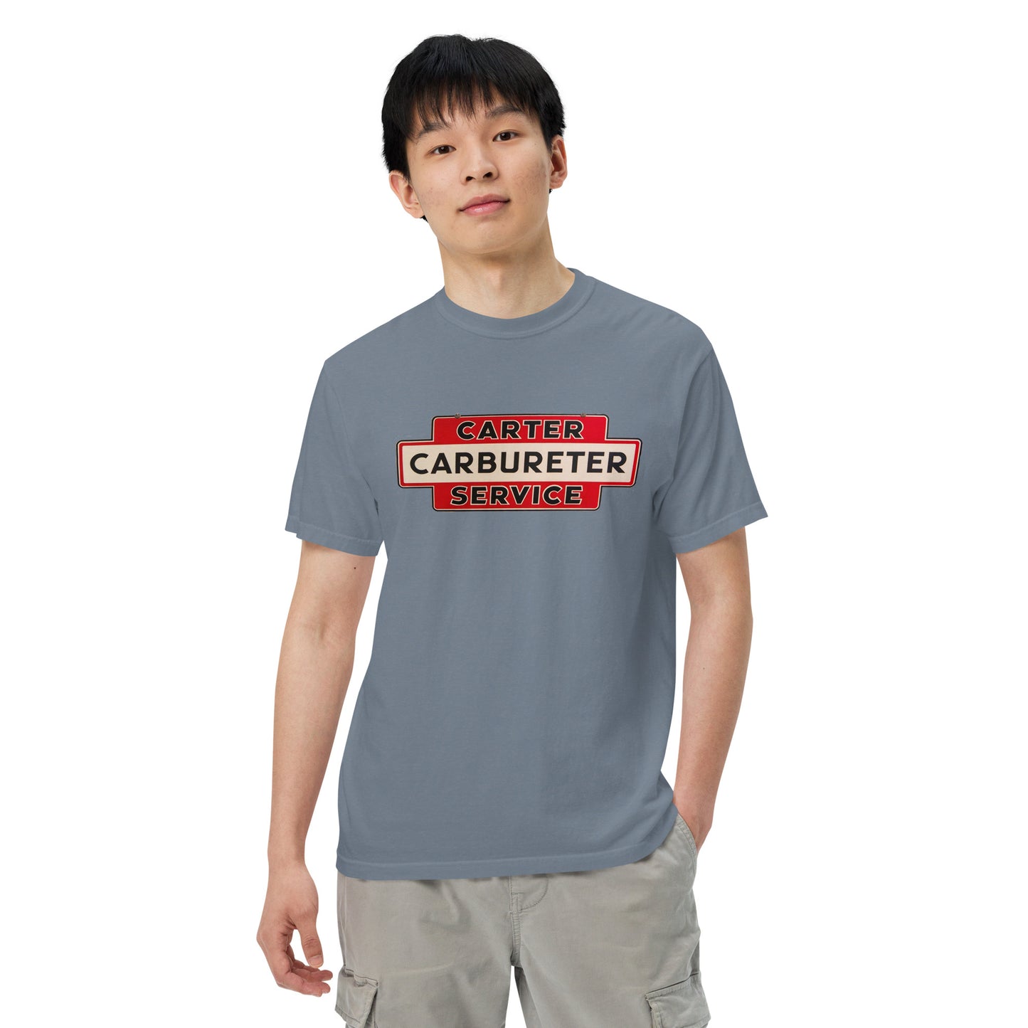 Carter Carb Service Unisex Heavyweight T-shirt Design