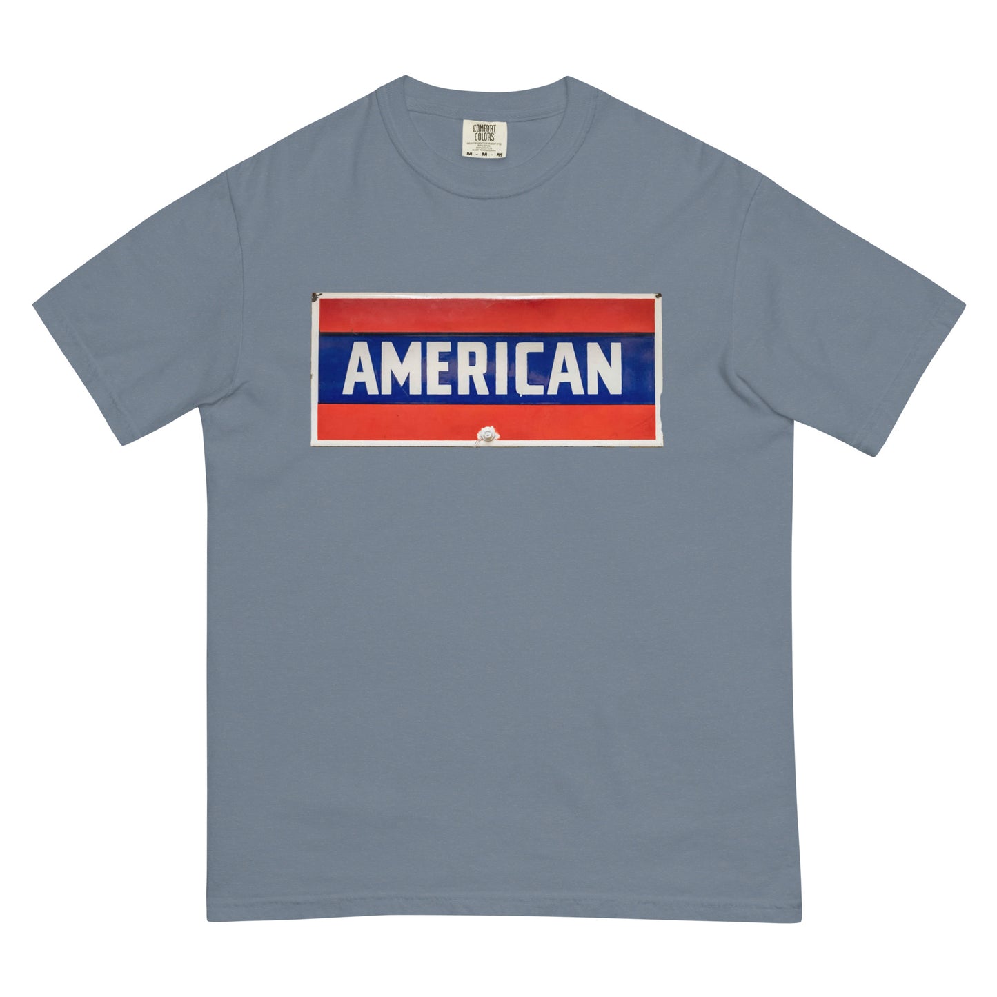 American Sign Porcelain Vintage Style Unisex garment-dyed heavyweight t-shirt