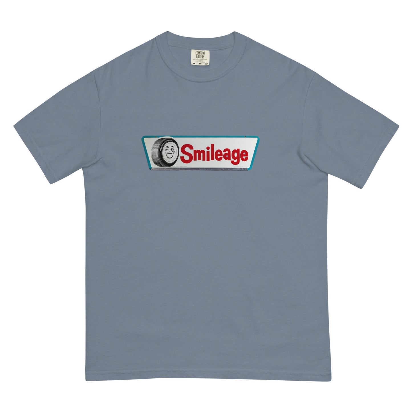 Retro Smileage Tire Sign Unisex garment-dyed heavyweight t-shirt