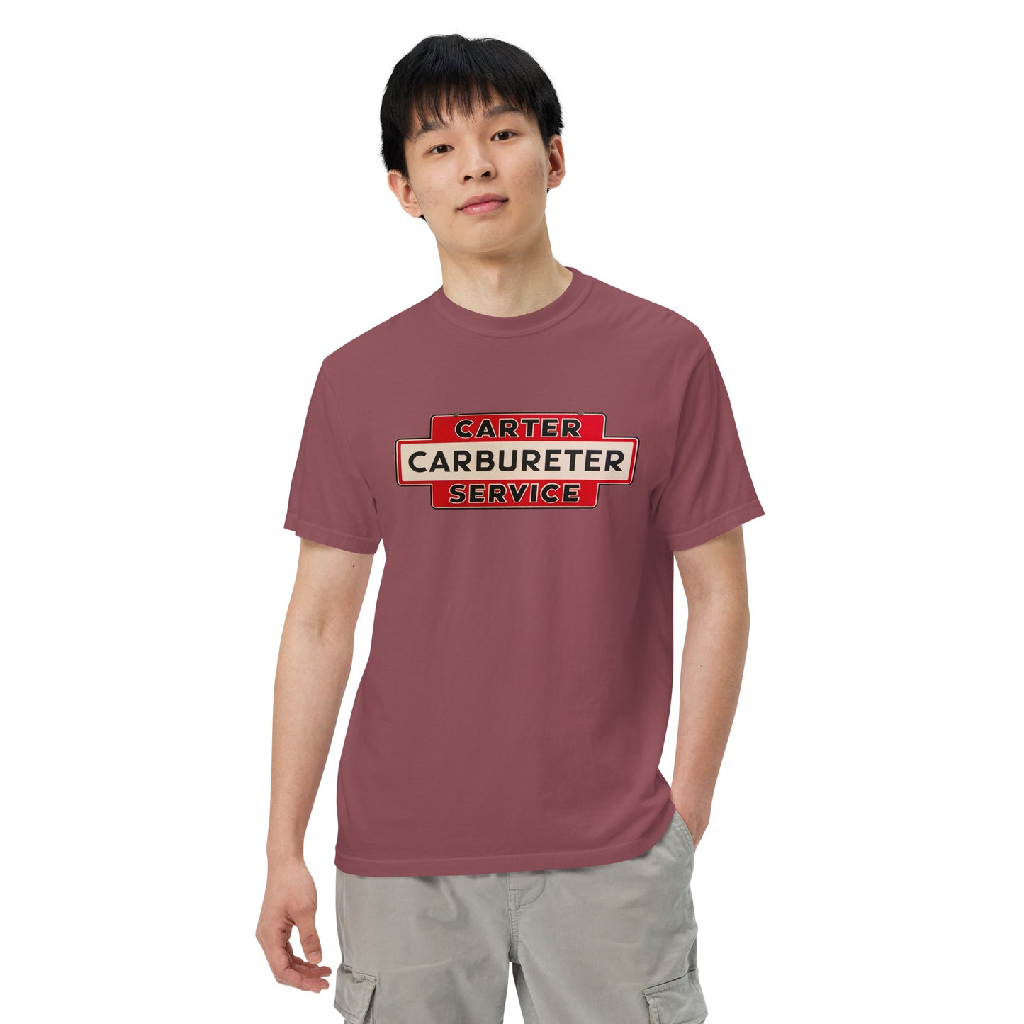 Carter Carb Service Unisex Heavyweight T-shirt Design