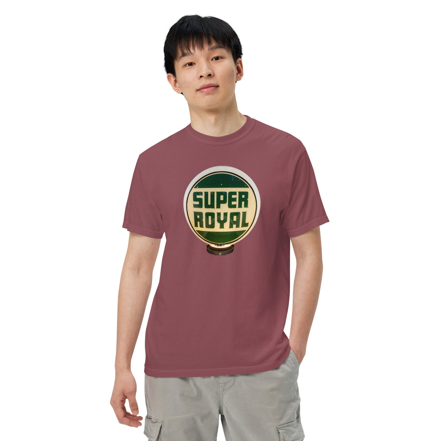 Super Royal Globe Unisex Heavyweight T-Shirt Design