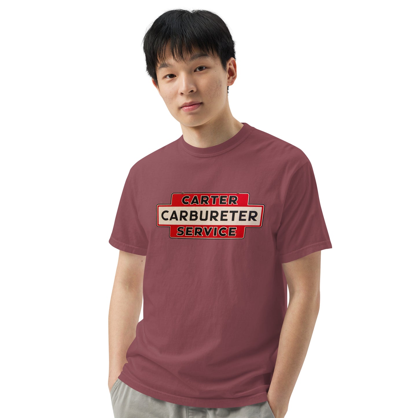 Carter Carb Service Unisex Heavyweight T-shirt Design