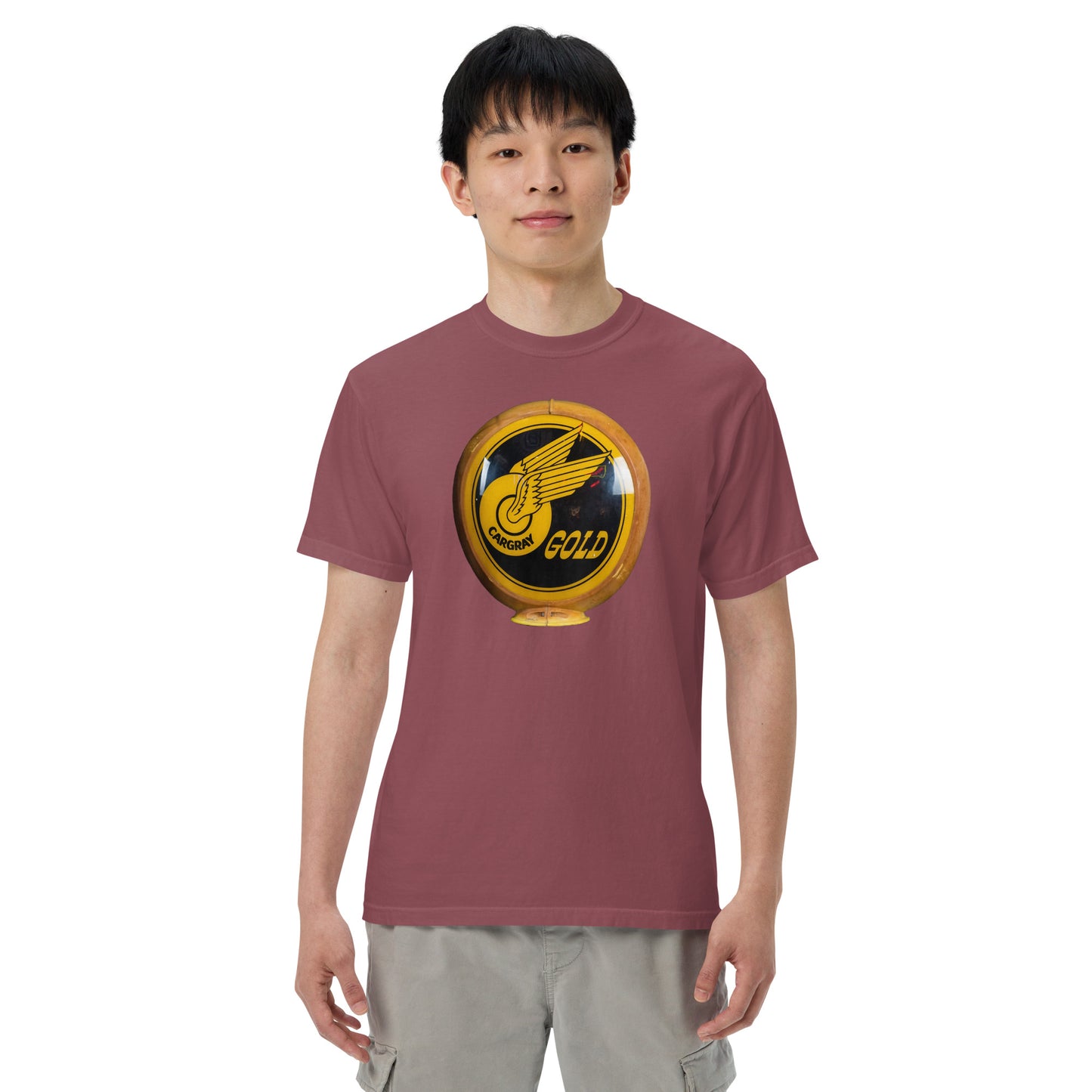 Cargray Gold Globe Style Unisex garment-dyed heavyweight t-shirt