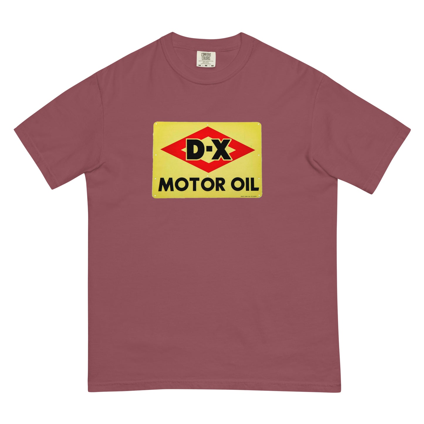 DX Oil Vintage Sign Style Unisex garment-dyed heavyweight t-shirt