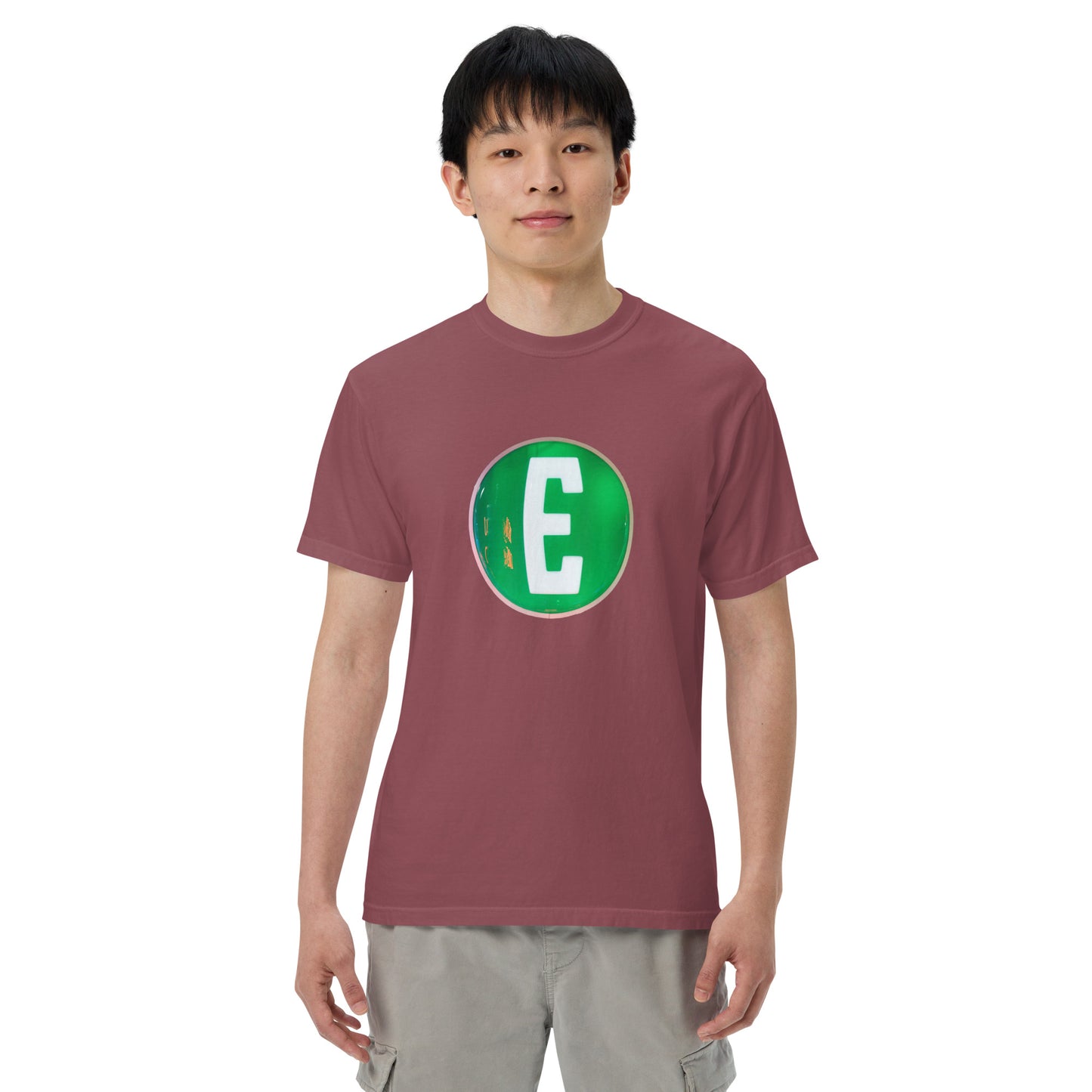 Edsel Globe Style Design Unisex garment-dyed heavyweight t-shirt