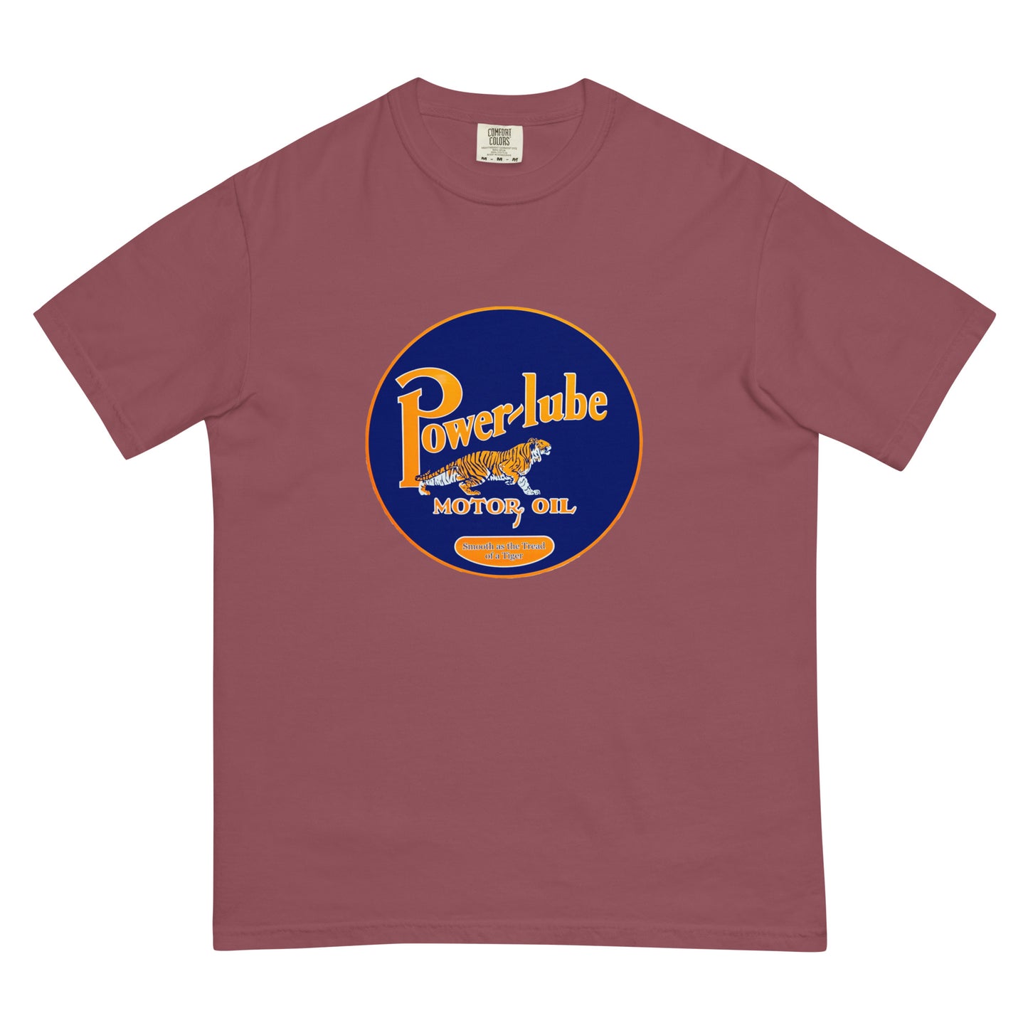 Retro Oil Sign PowerLube Unisex garment-dyed heavyweight t-shirt