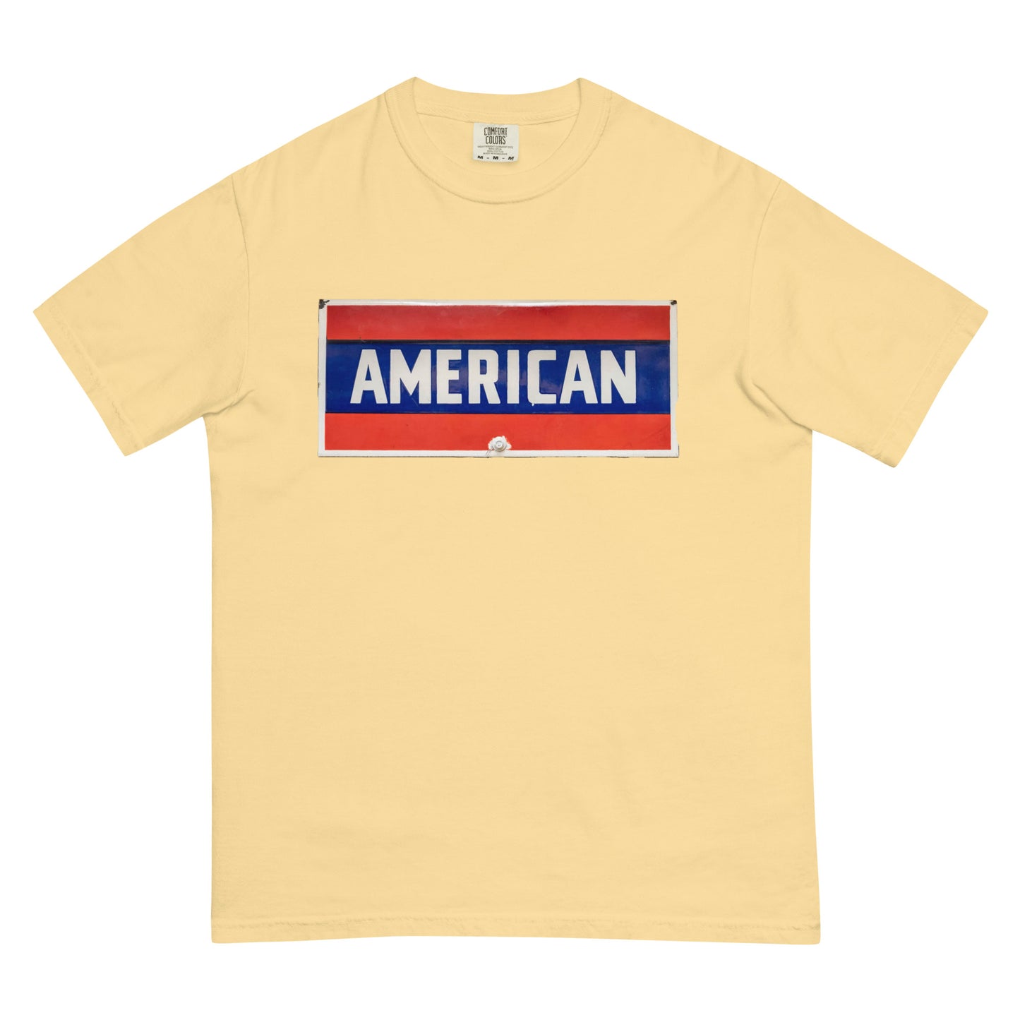 American Sign Porcelain Vintage Style Unisex garment-dyed heavyweight t-shirt