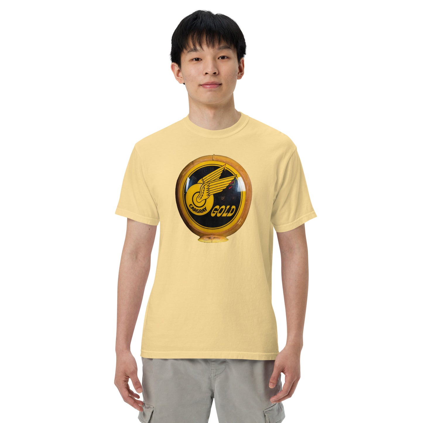 Cargray Gold Globe Style Unisex garment-dyed heavyweight t-shirt