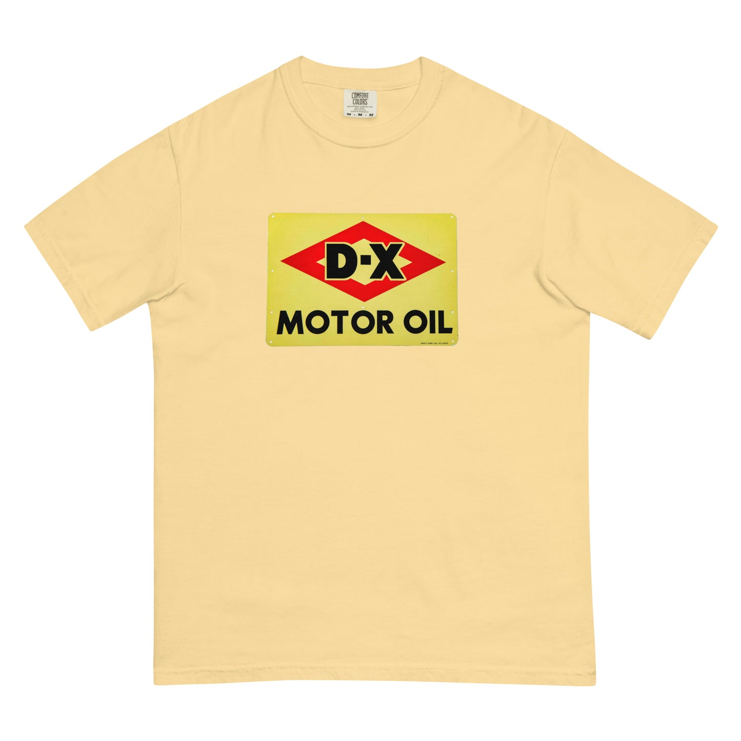 DX Oil Vintage Sign Style Unisex garment-dyed heavyweight t-shirt