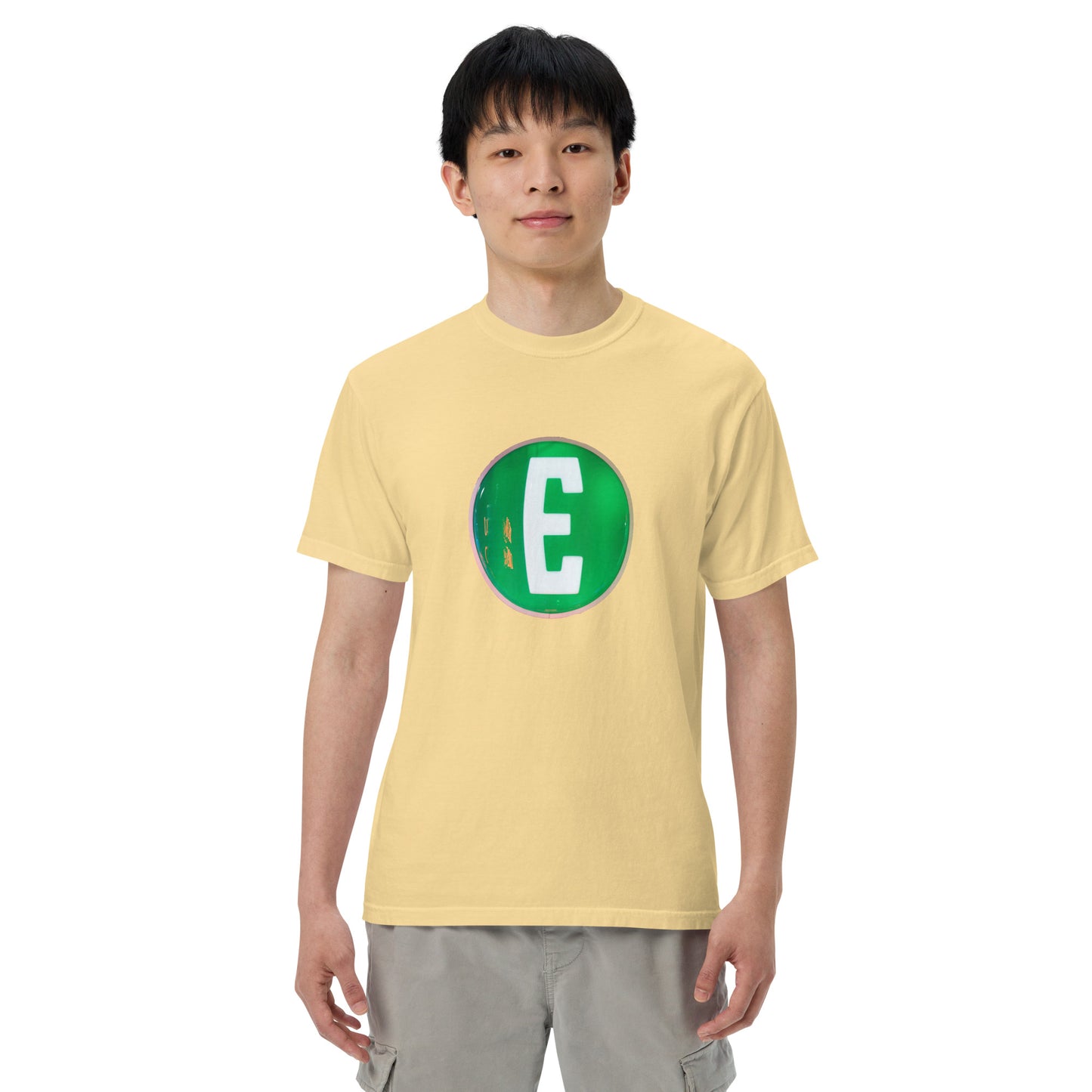 Edsel Globe Style Design Unisex garment-dyed heavyweight t-shirt