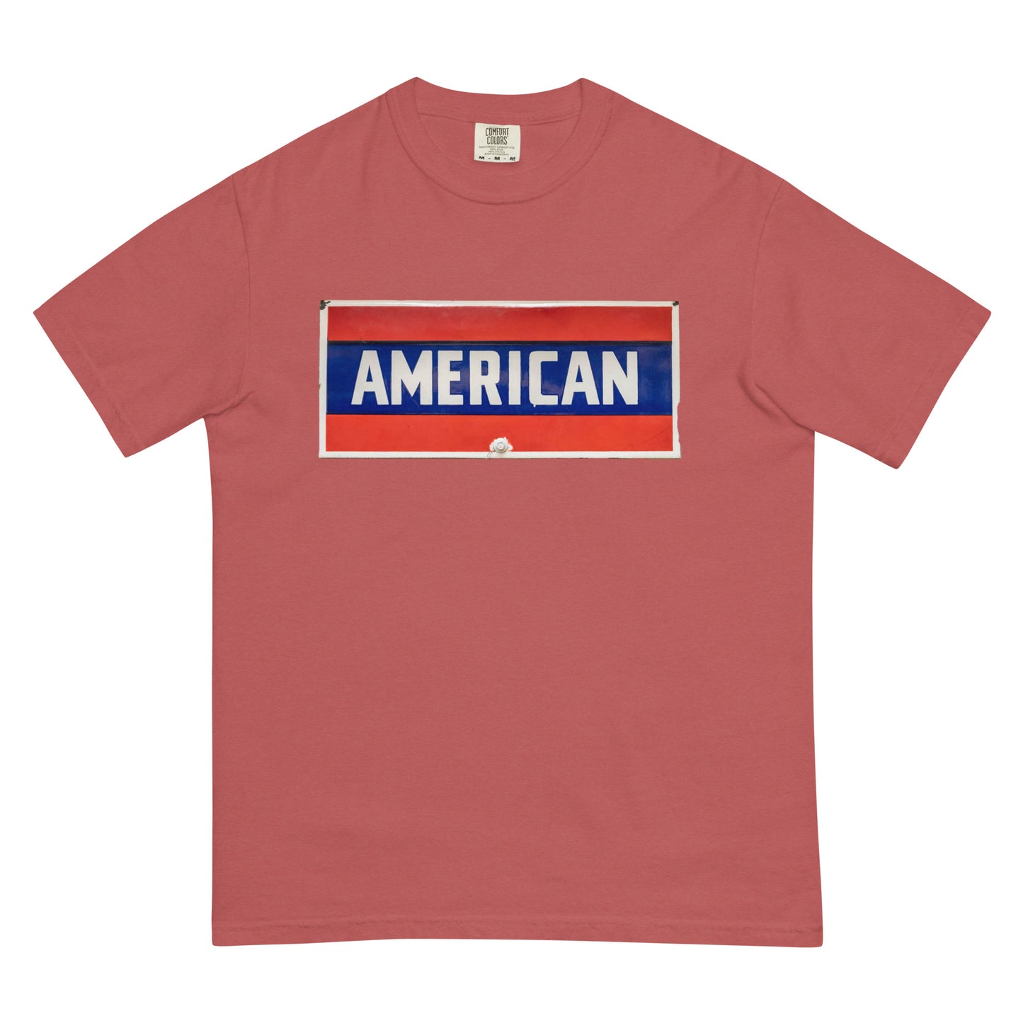 American Sign Porcelain Vintage Style Unisex garment-dyed heavyweight t-shirt