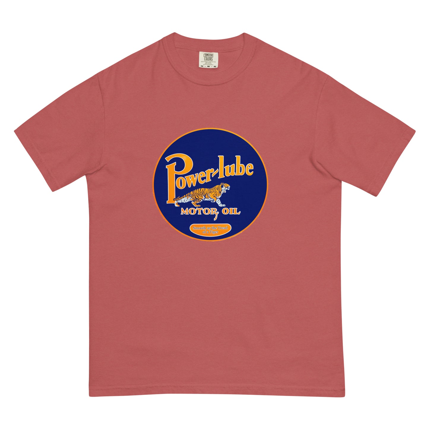 Retro Oil Sign PowerLube Unisex garment-dyed heavyweight t-shirt