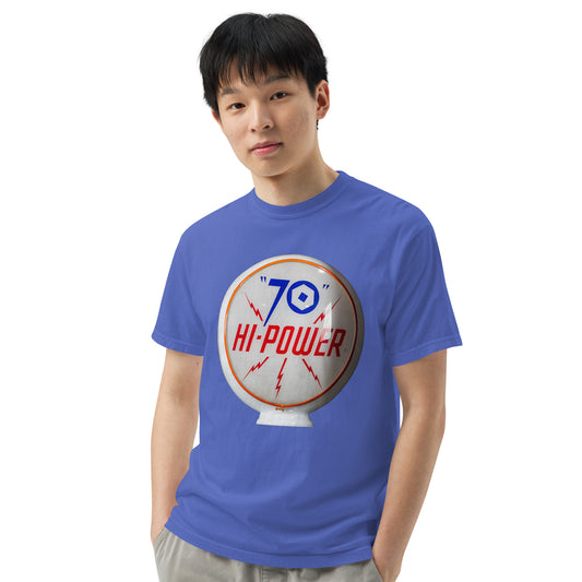 70 Hi Power Globe Design Unisex Heavyweight T-Shirt