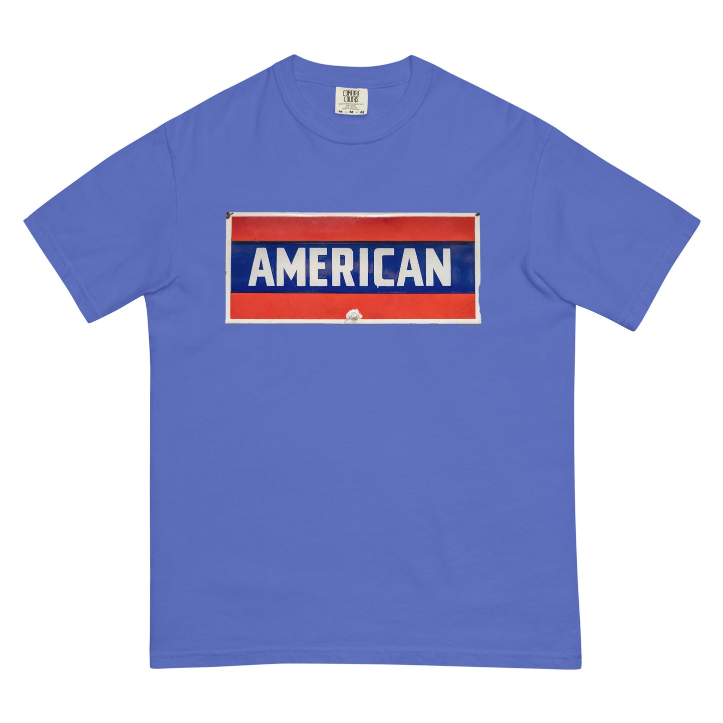 American Sign Porcelain Vintage Style Unisex garment-dyed heavyweight t-shirt