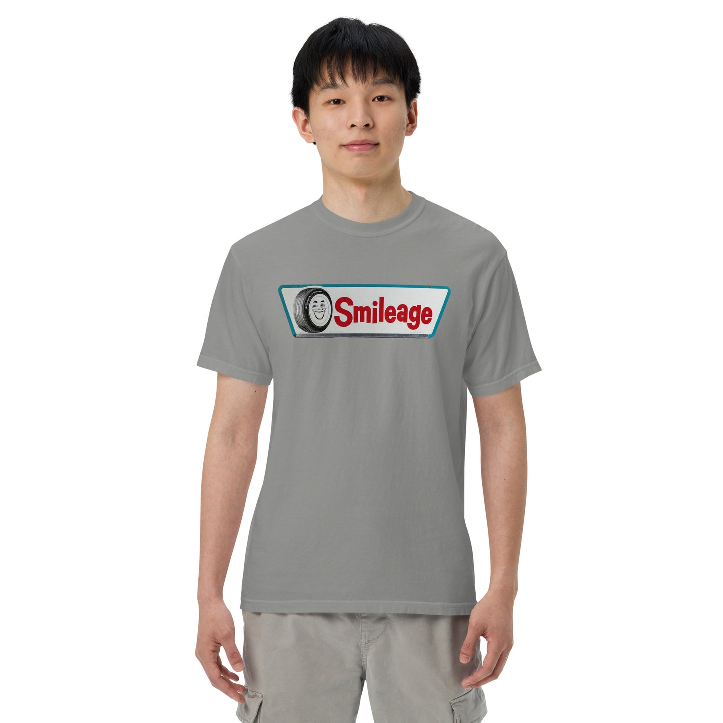 Smileage Tin Style Unisex Heavyweight T-Shirt