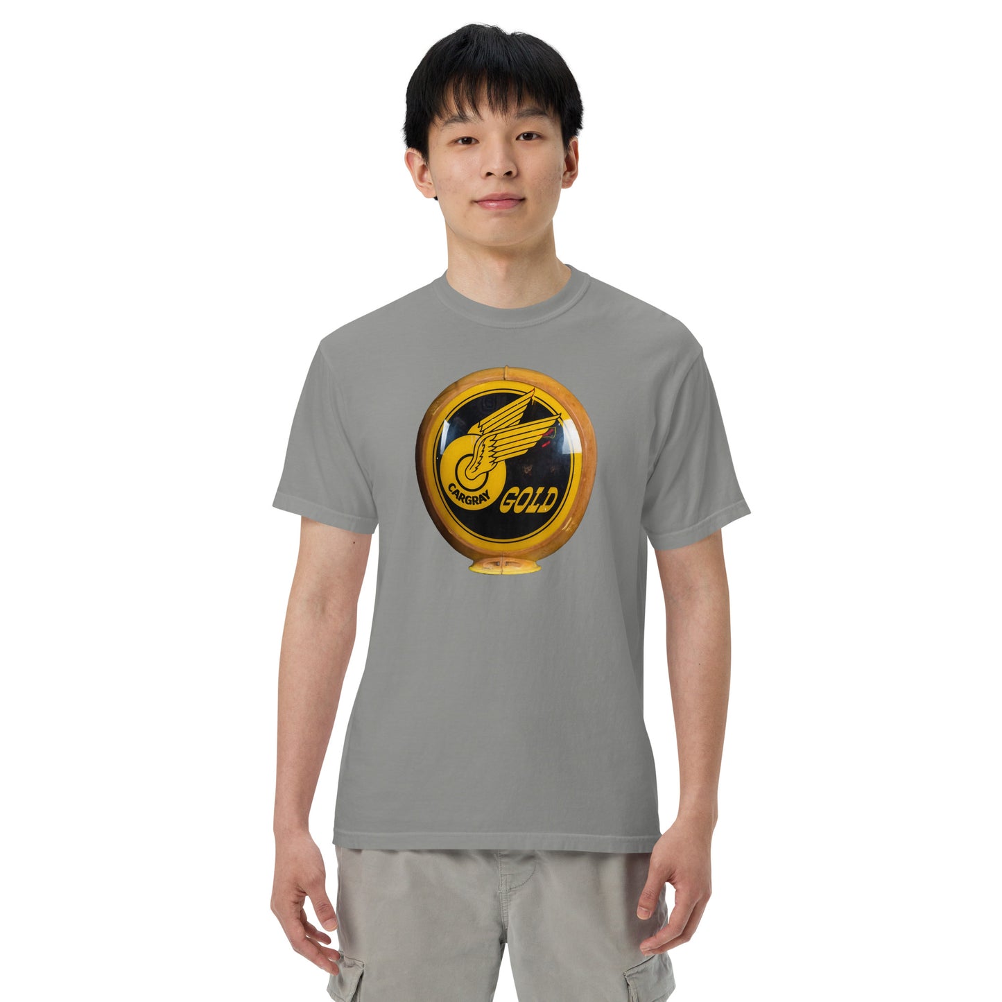 Cargray Gold Globe Style Unisex garment-dyed heavyweight t-shirt