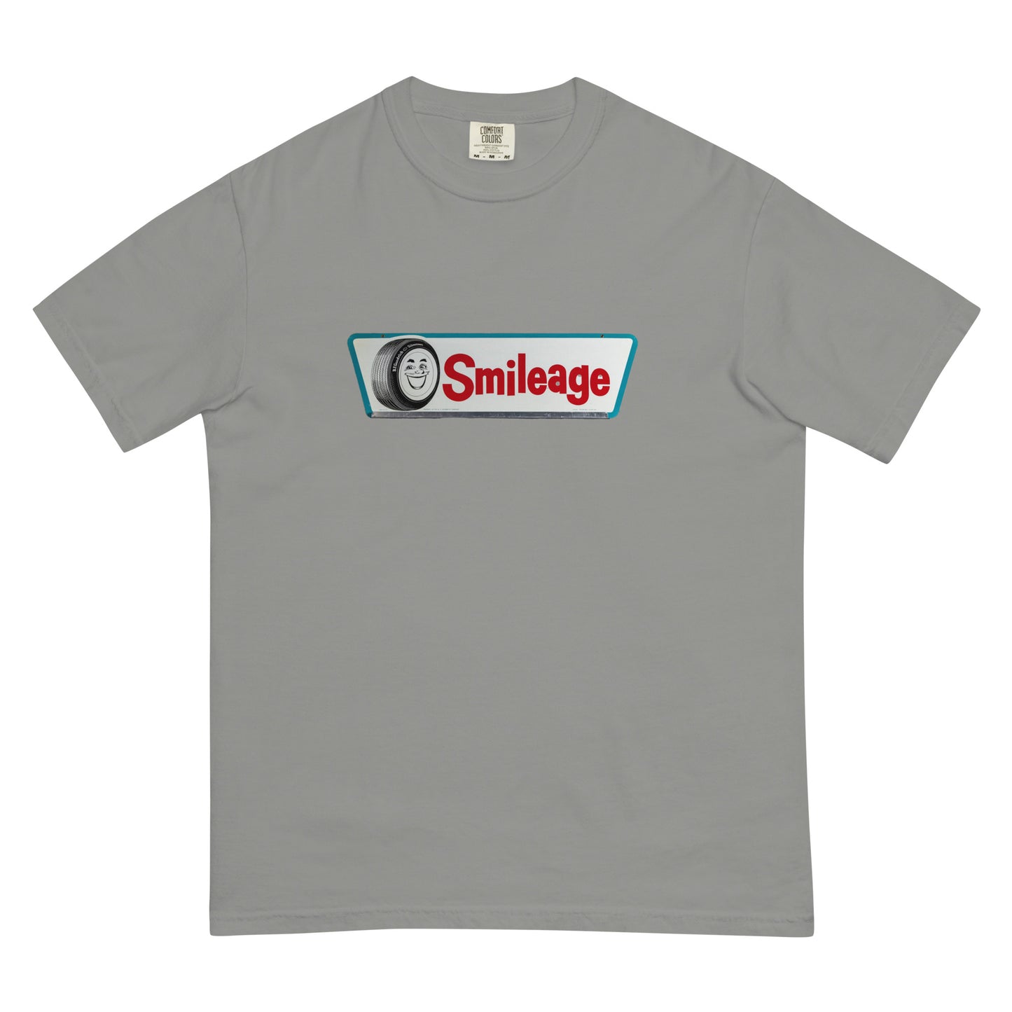 Retro Smileage Tire Sign Unisex garment-dyed heavyweight t-shirt