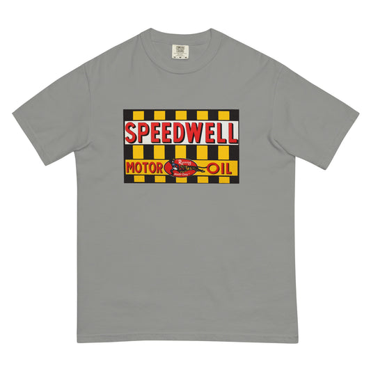 Retro Speedway Tin Syle Unisex garment-dyed heavyweight t-shirt