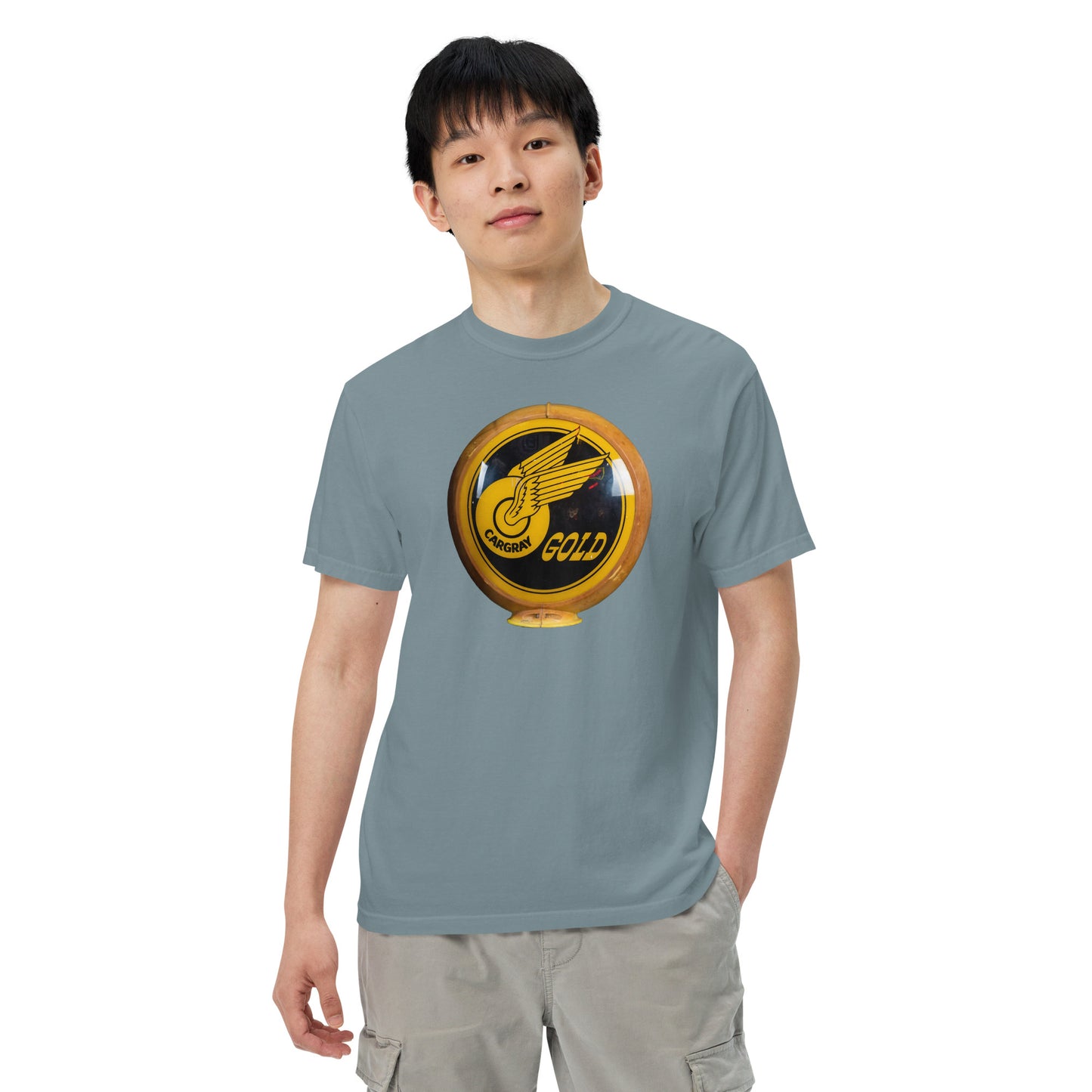 Cargray Gold Globe Style Unisex garment-dyed heavyweight t-shirt