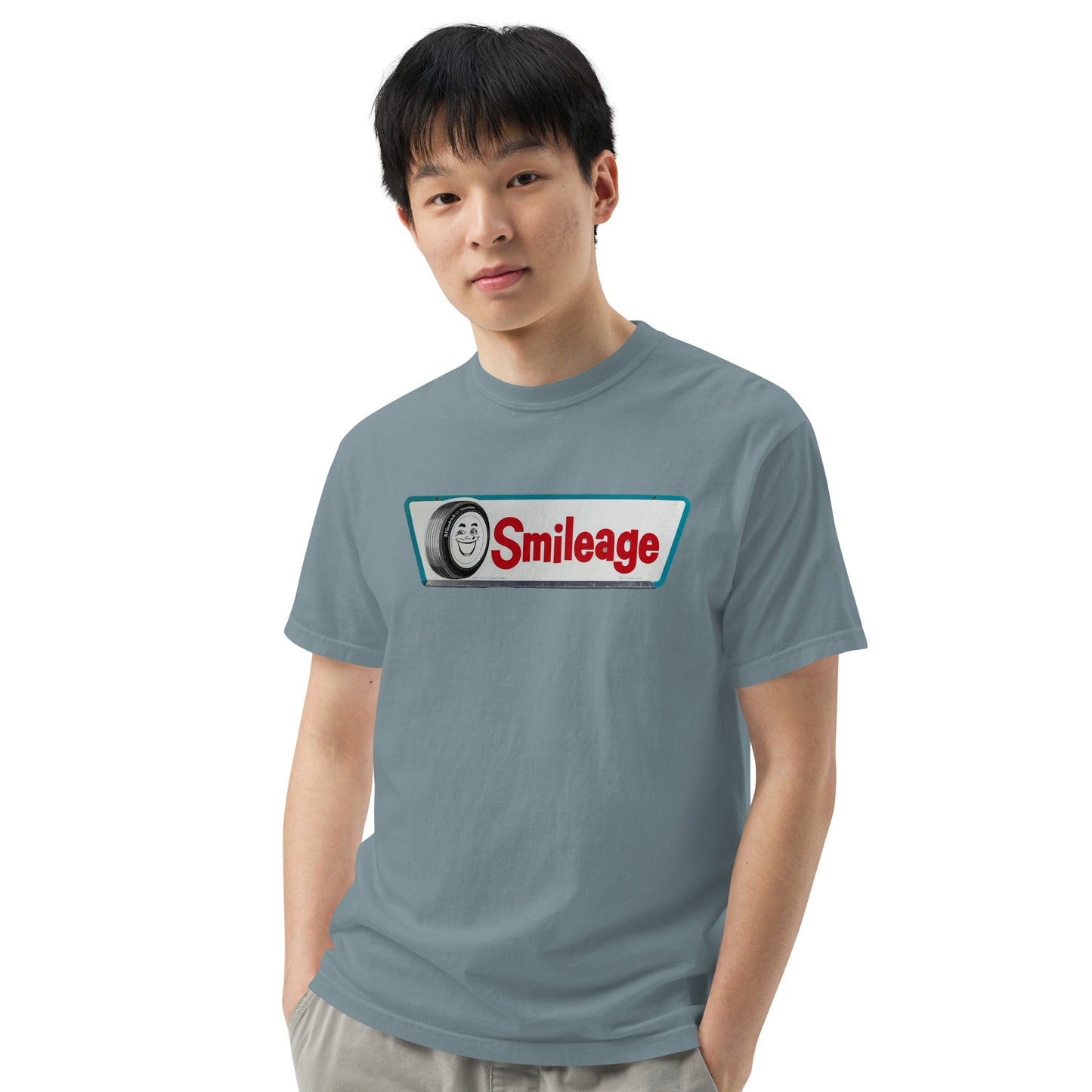 Smileage Tin Style Unisex Heavyweight T-Shirt