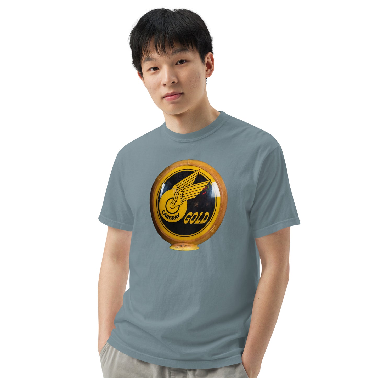 Cargray Gold Globe Style Unisex garment-dyed heavyweight t-shirt