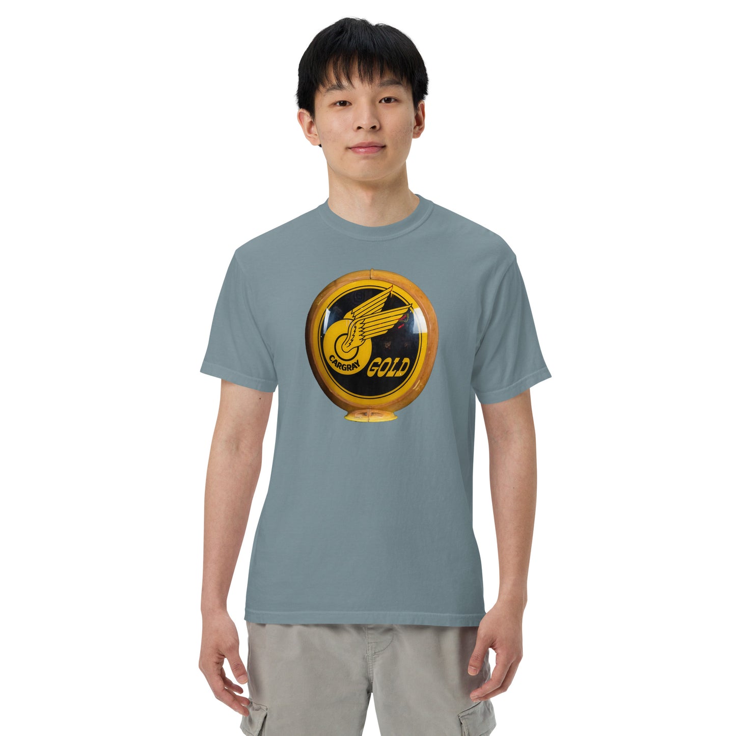 Cargray Gold Globe Style Unisex garment-dyed heavyweight t-shirt