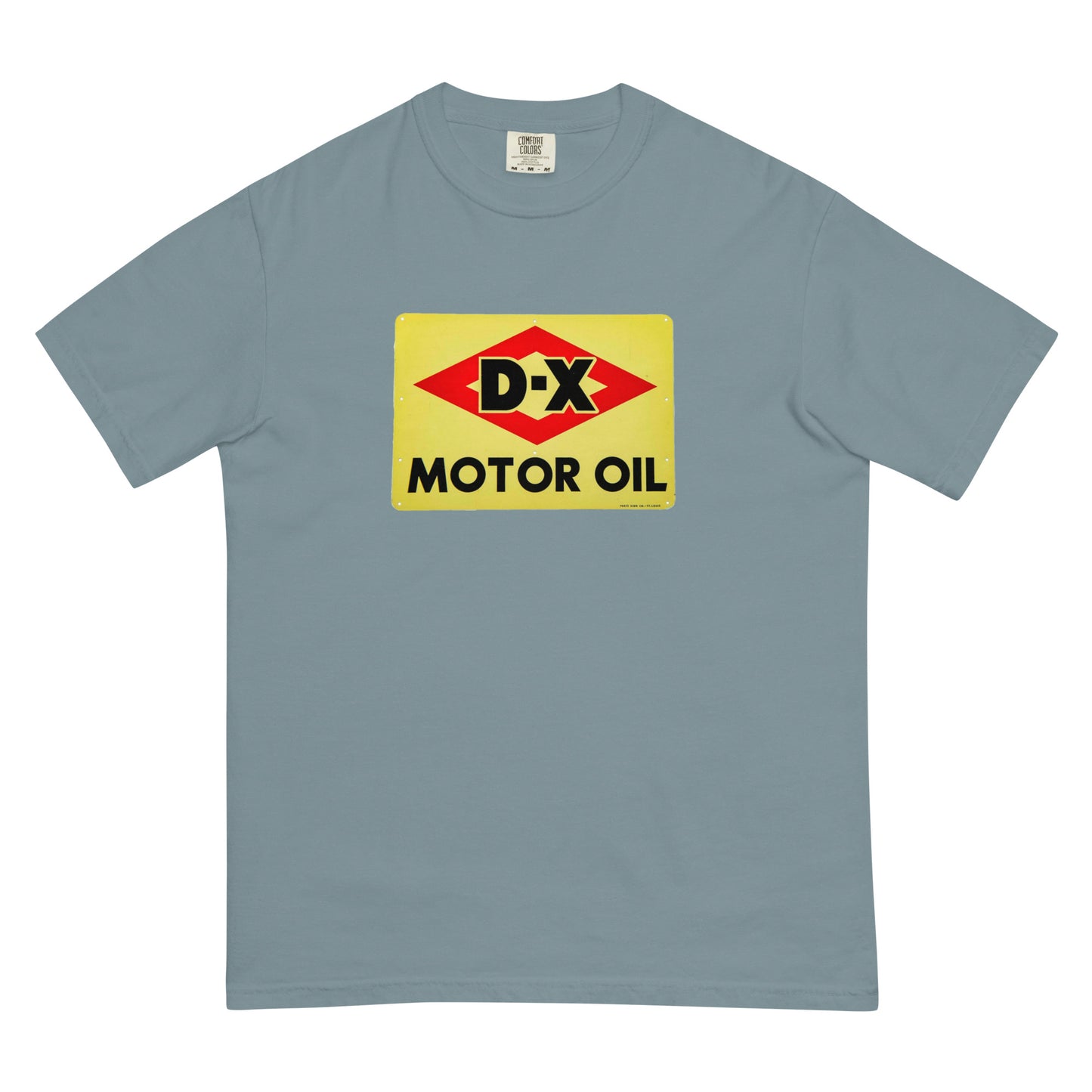 DX Oil Vintage Sign Style Unisex garment-dyed heavyweight t-shirt