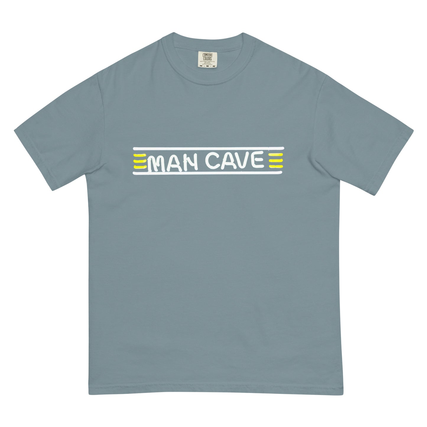 Man Cave Neon Style Unisex garment-dyed heavyweight t-shirt