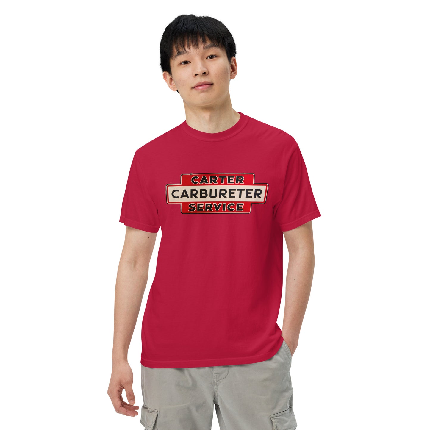 Carter Carb Service Unisex Heavyweight T-shirt Design