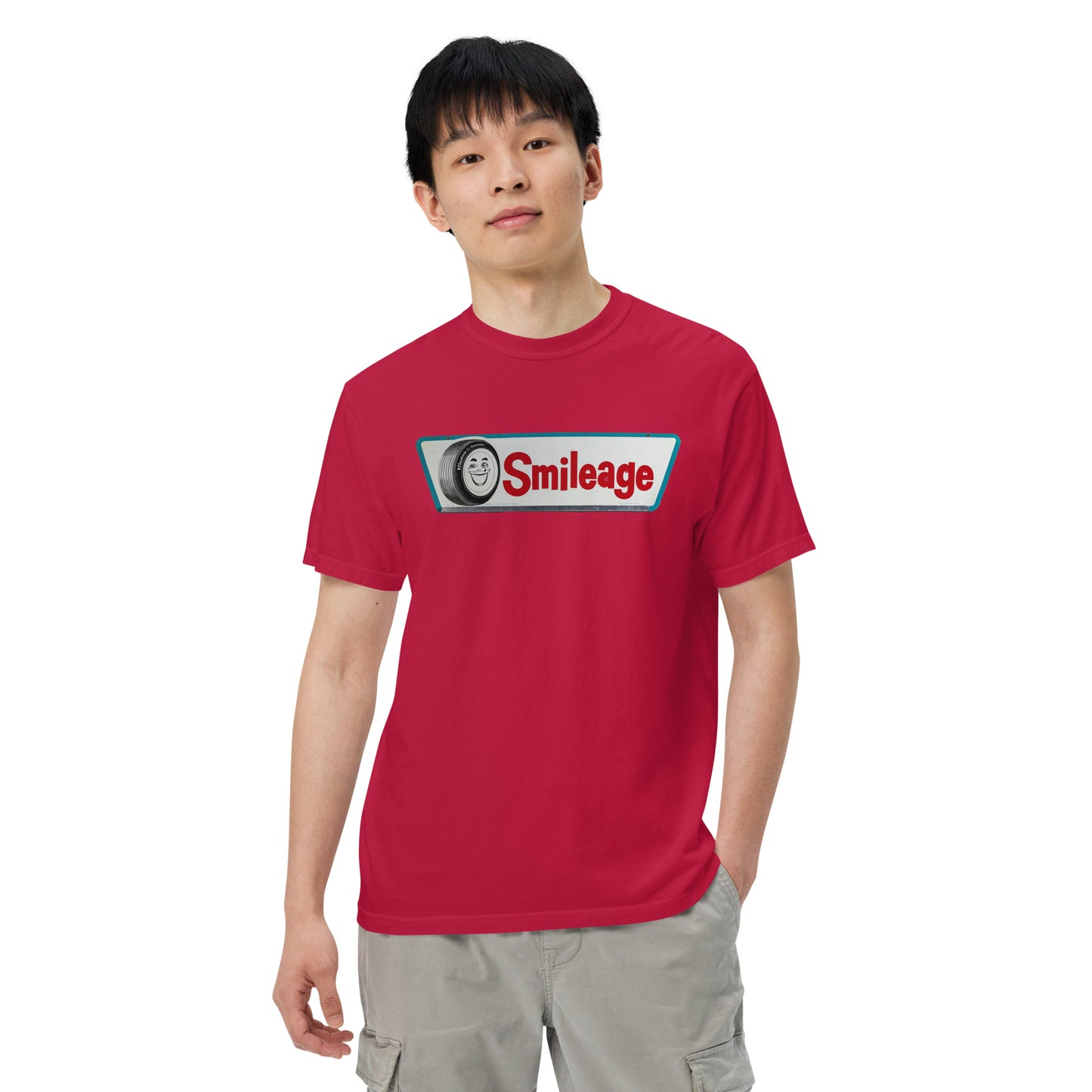 Smileage Tin Style Unisex Heavyweight T-Shirt