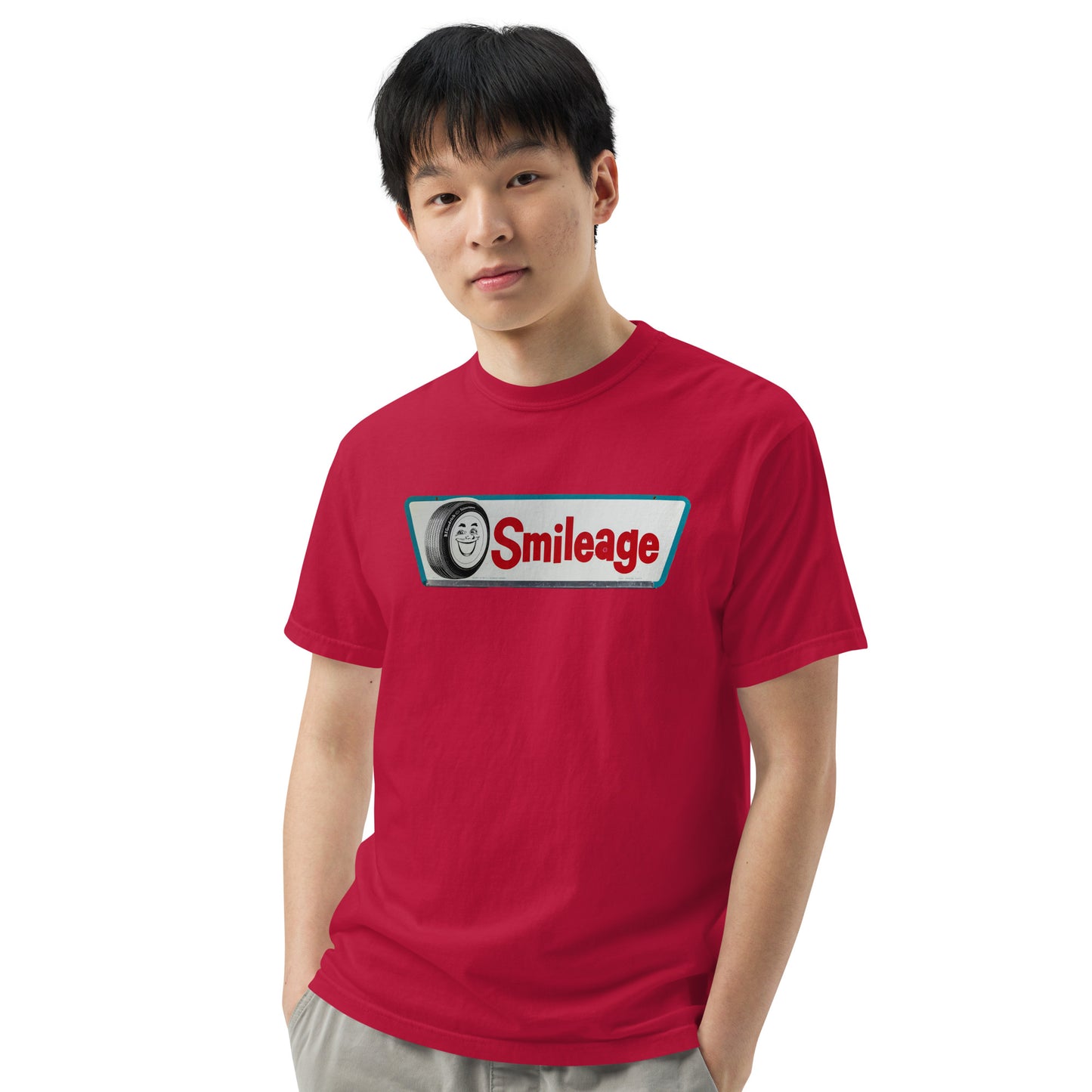 Smileage Tin Style Unisex Heavyweight T-Shirt