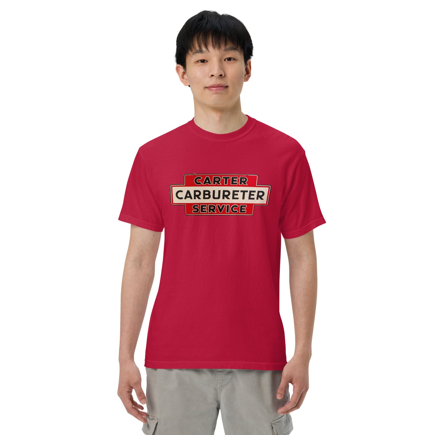 Carter Carb Service Unisex Heavyweight T-shirt Design