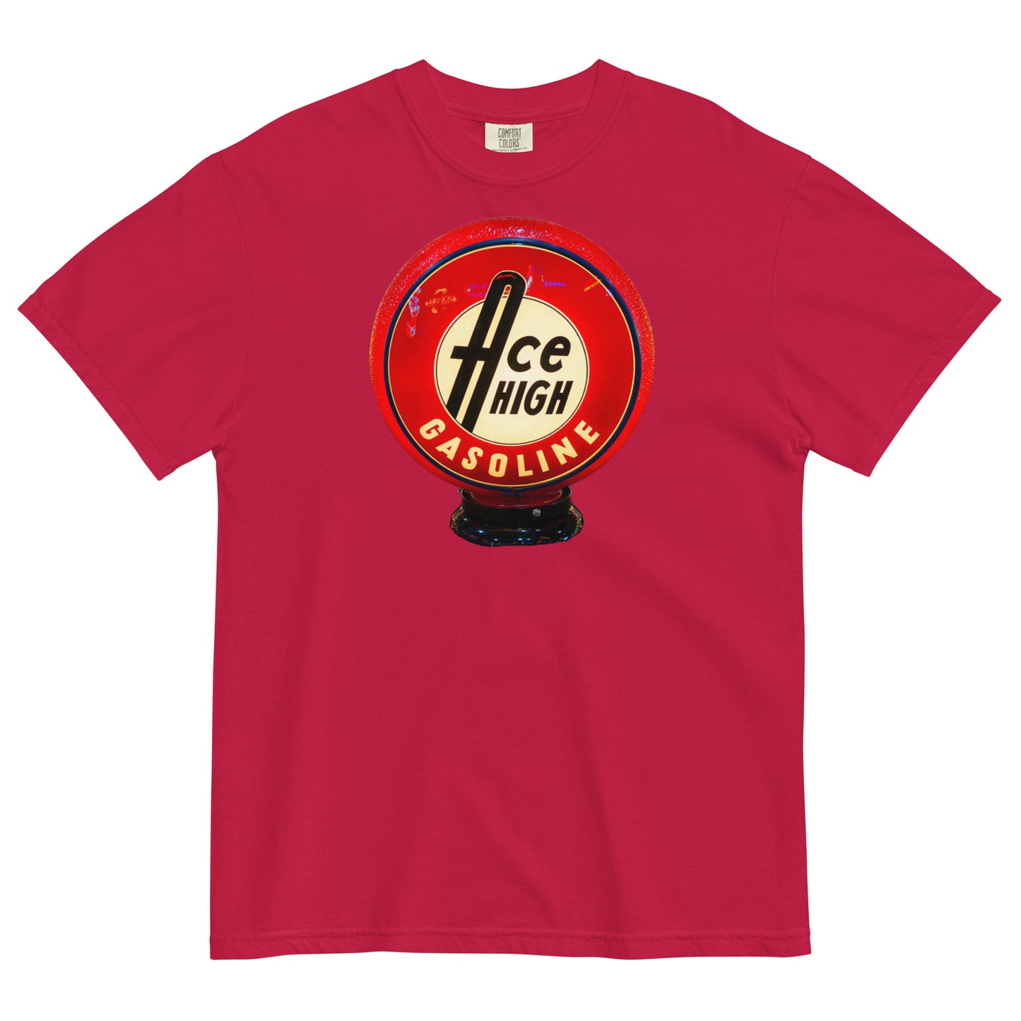 Ace High Gas Globe Style Unisex garment-dyed heavyweight t-shirt