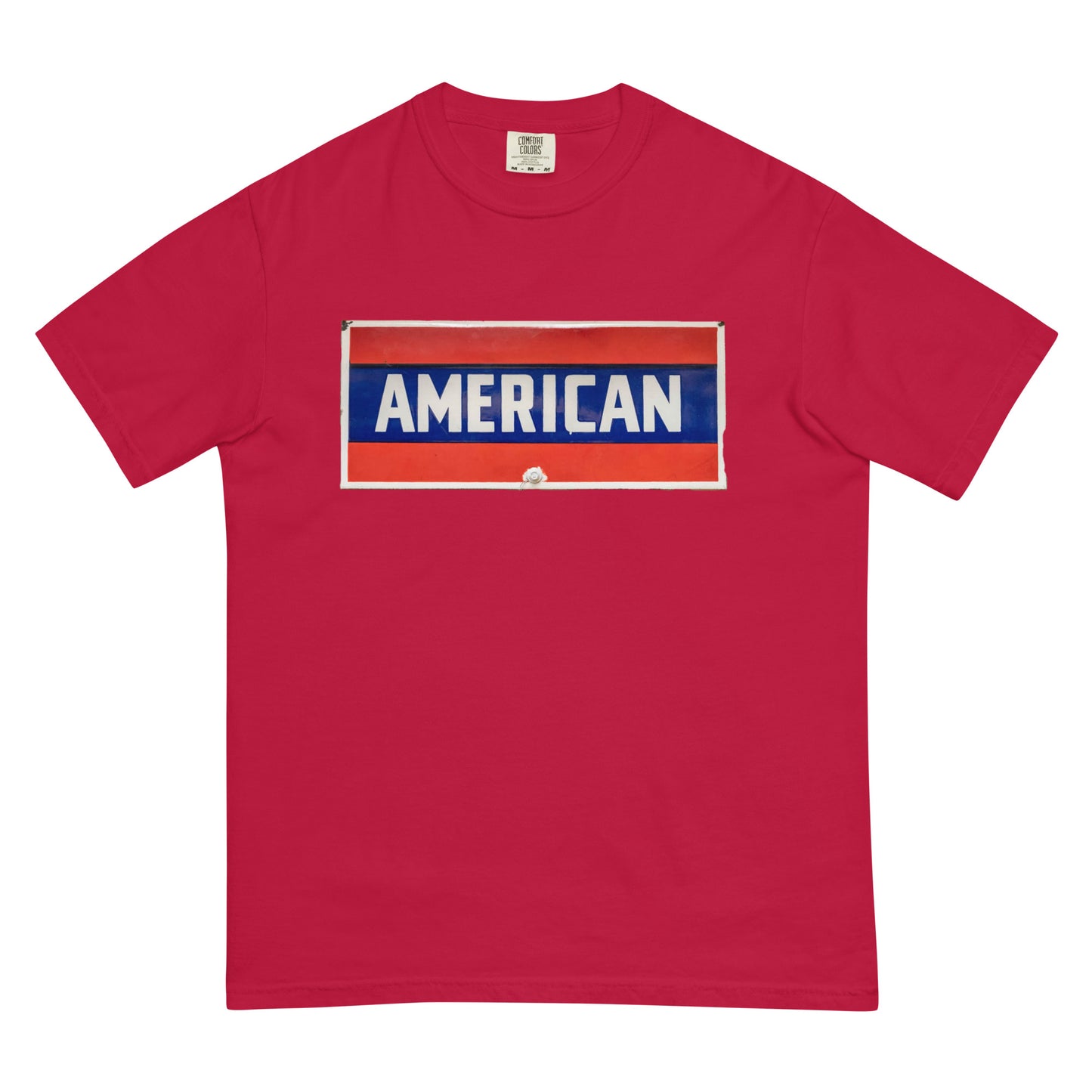 American Sign Porcelain Vintage Style Unisex garment-dyed heavyweight t-shirt