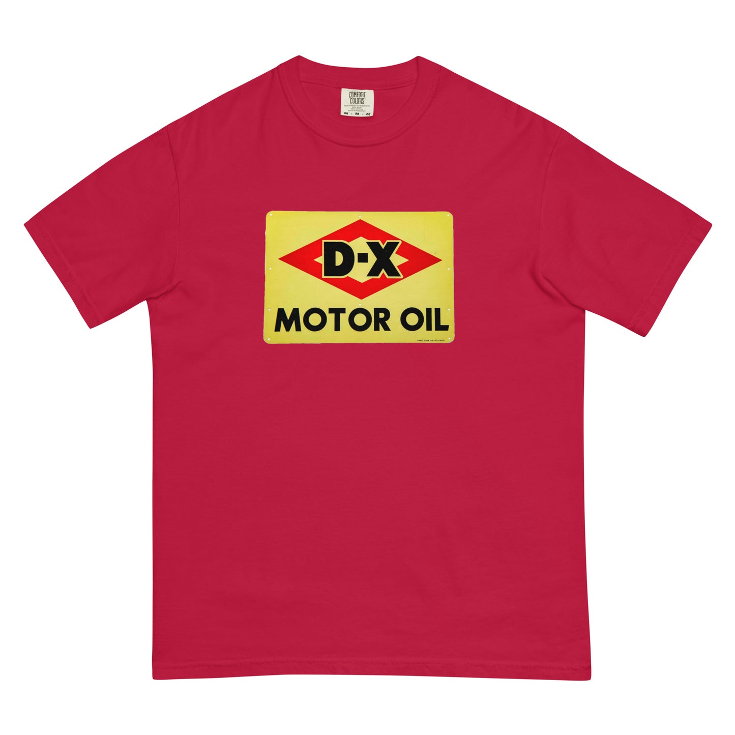 DX Oil Vintage Sign Style Unisex garment-dyed heavyweight t-shirt