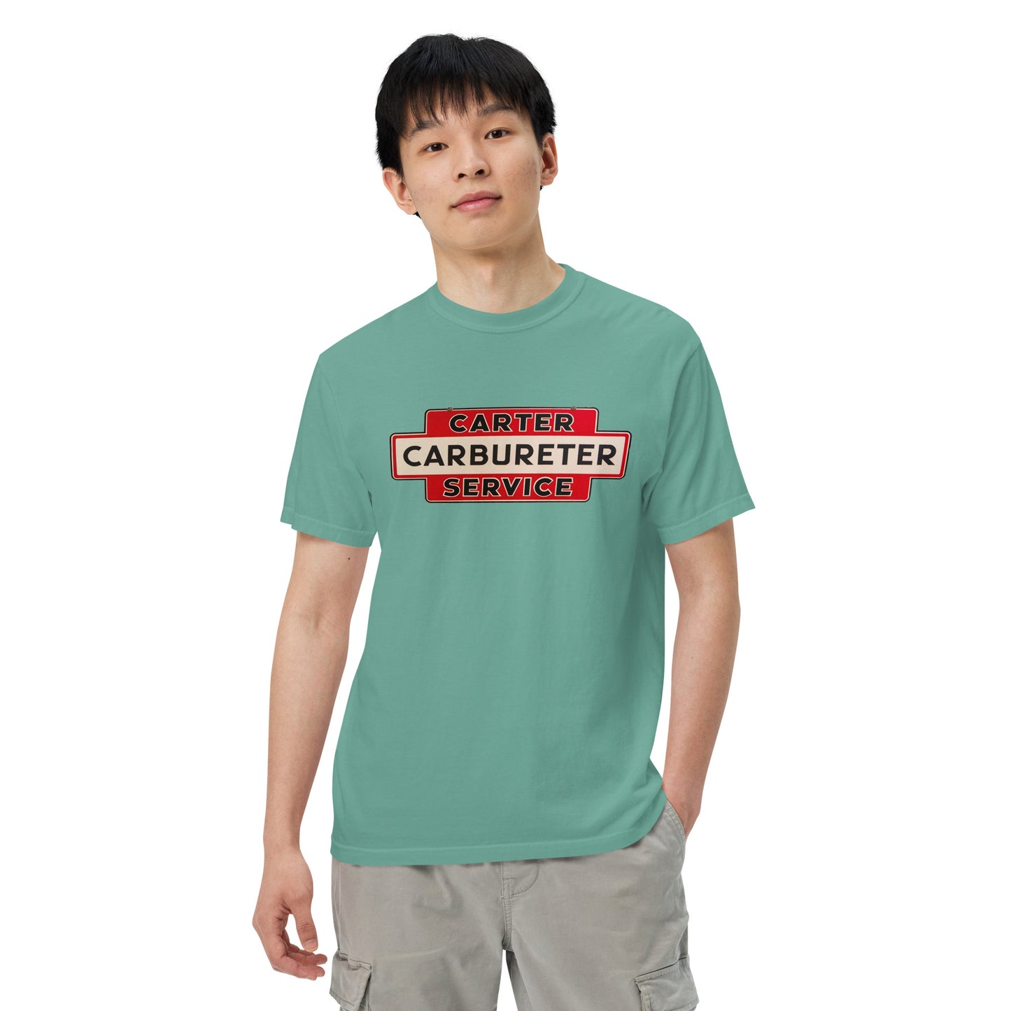 Carter Carb Service Unisex Heavyweight T-shirt Design