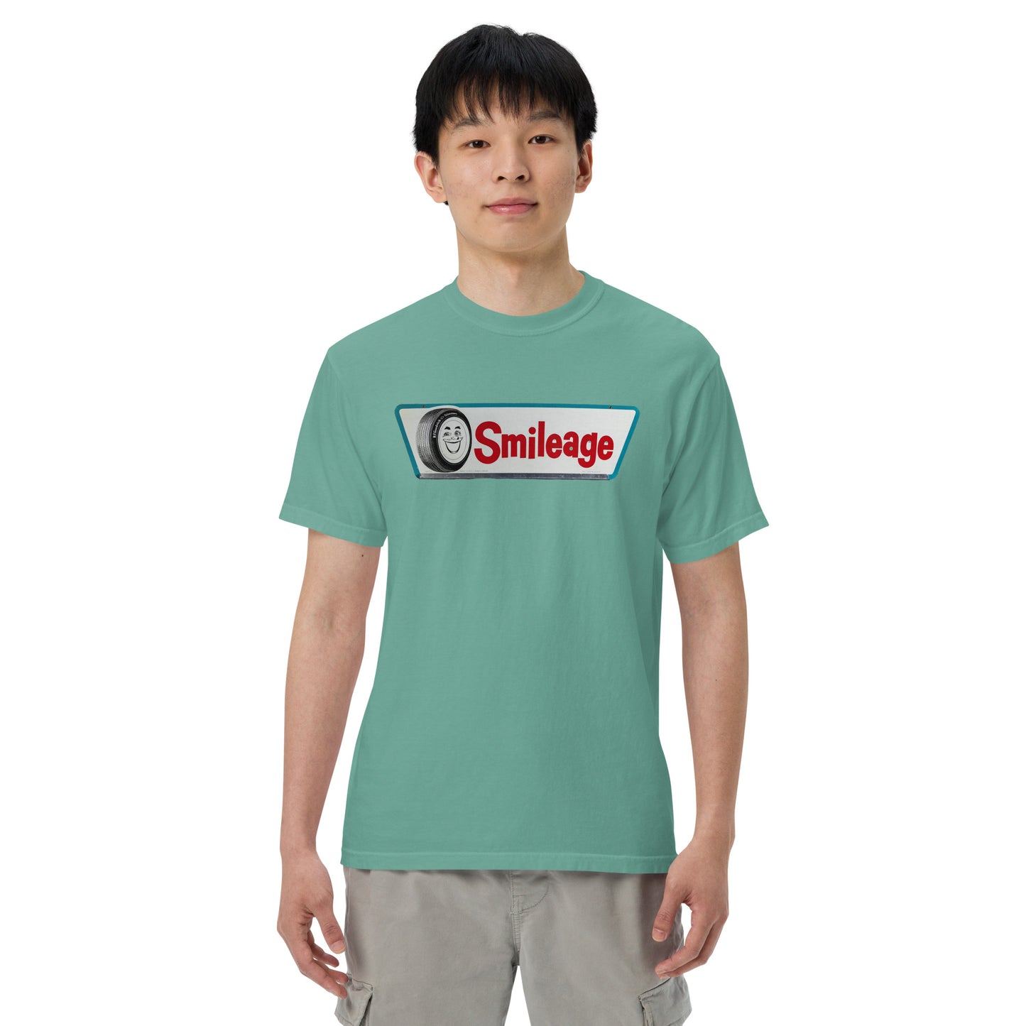 Smileage Tin Style Unisex Heavyweight T-Shirt